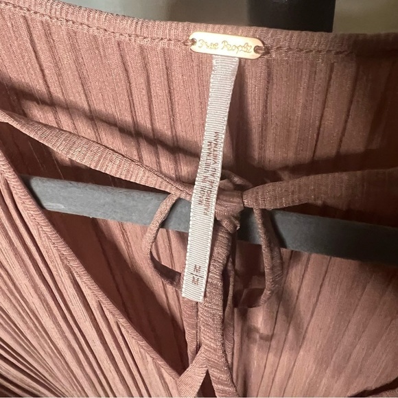 Free People Can’t Help It Clay Pink Mini Dress Medium - Picture 7 of 15